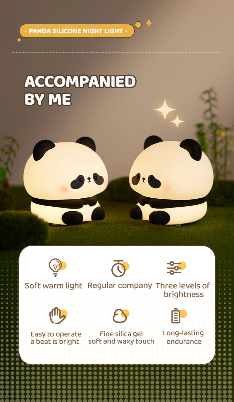 Panda-Glow Touch Lamp - Pelipper