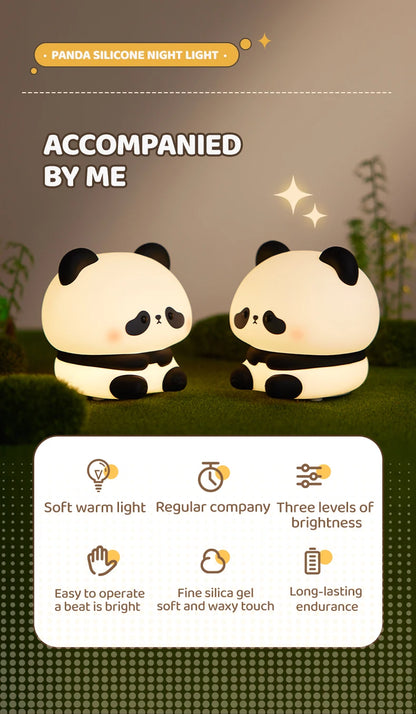 Panda-Glow Touch Lamp